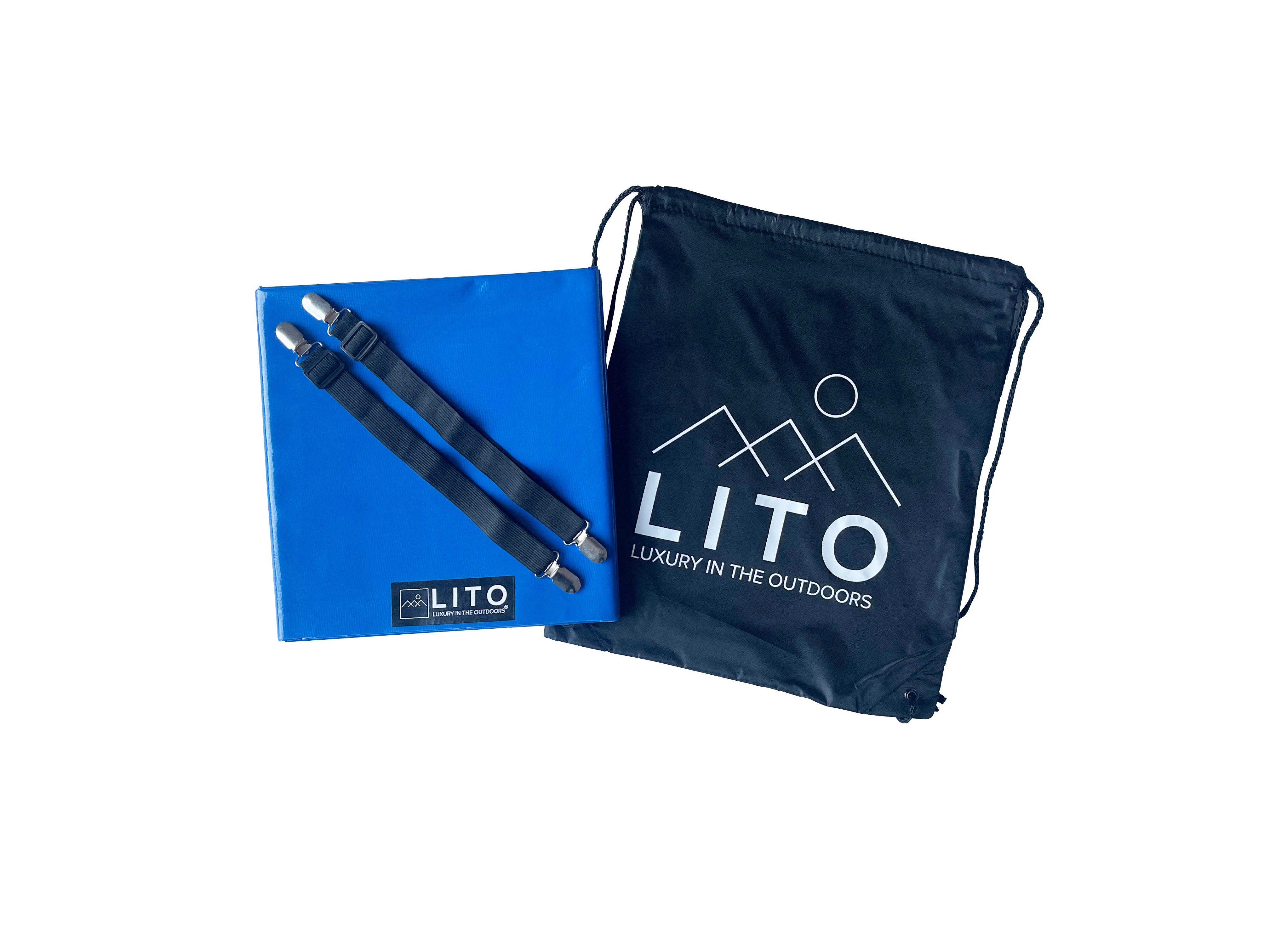 Outdoor Camping Tablecloth - Solid Blue - Waterproof