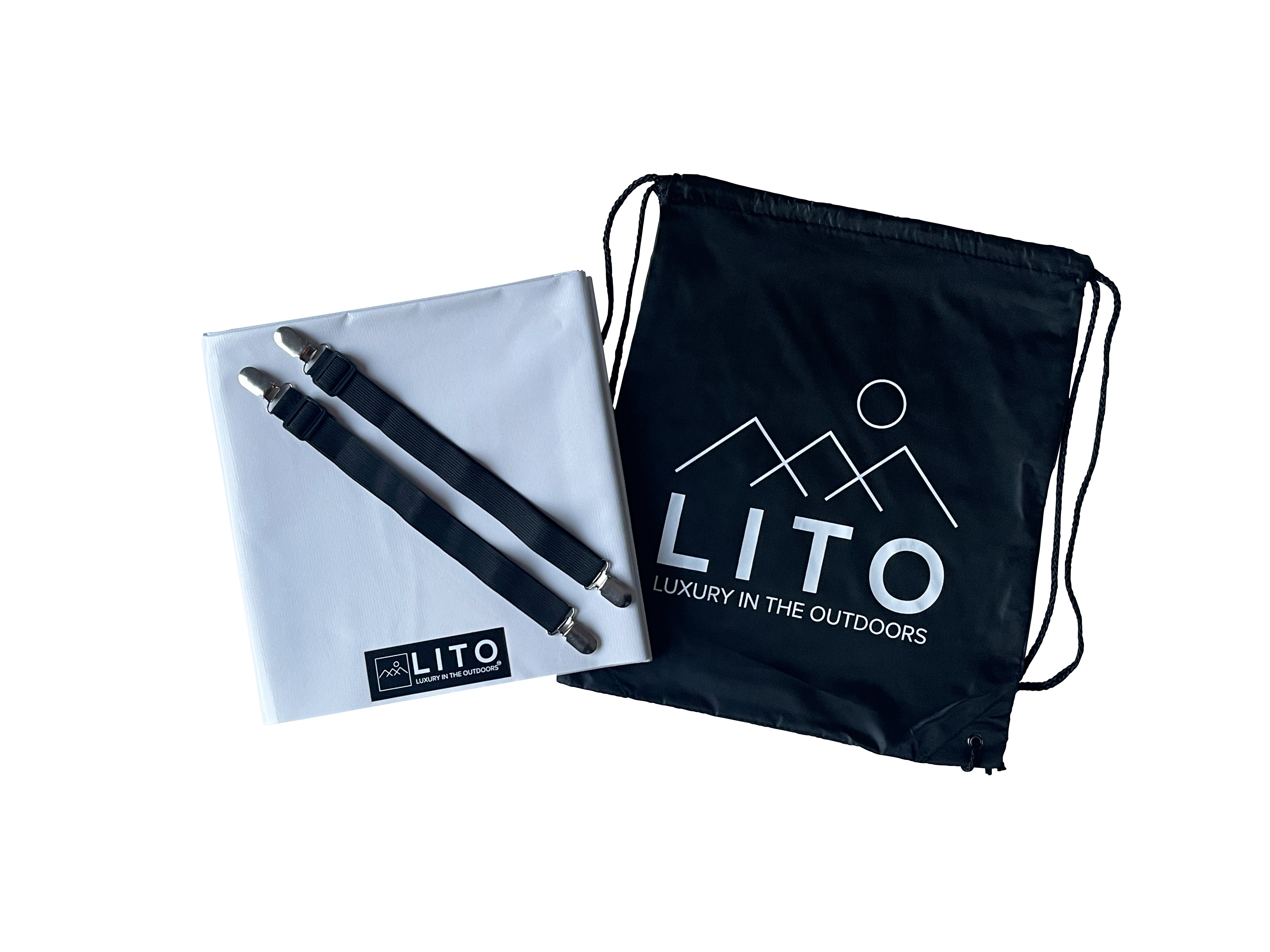 Outdoor Camping Tablecloth - Solid White - Waterproof