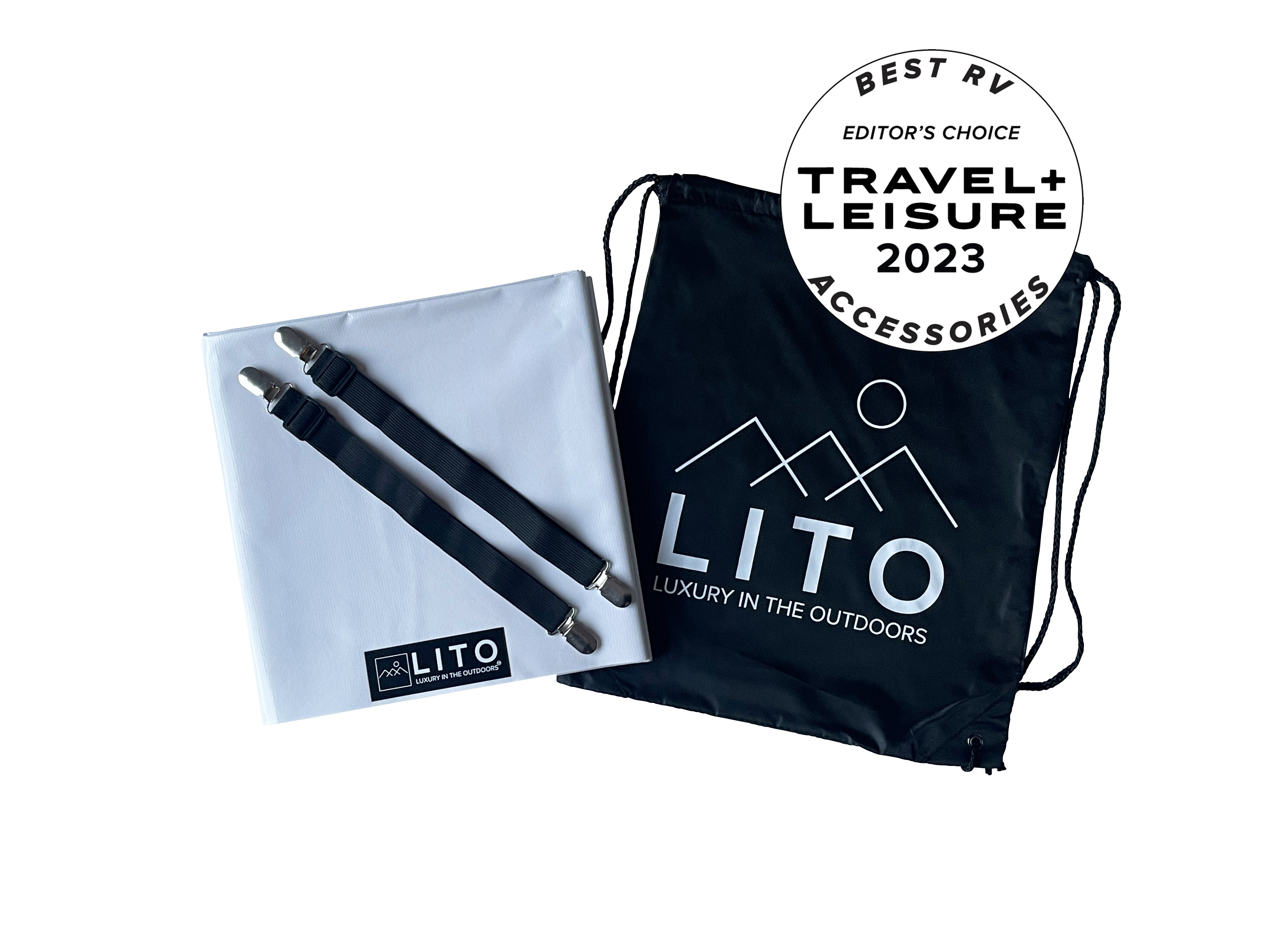 Outdoor Camping Tablecloth - Solid White - Waterproof