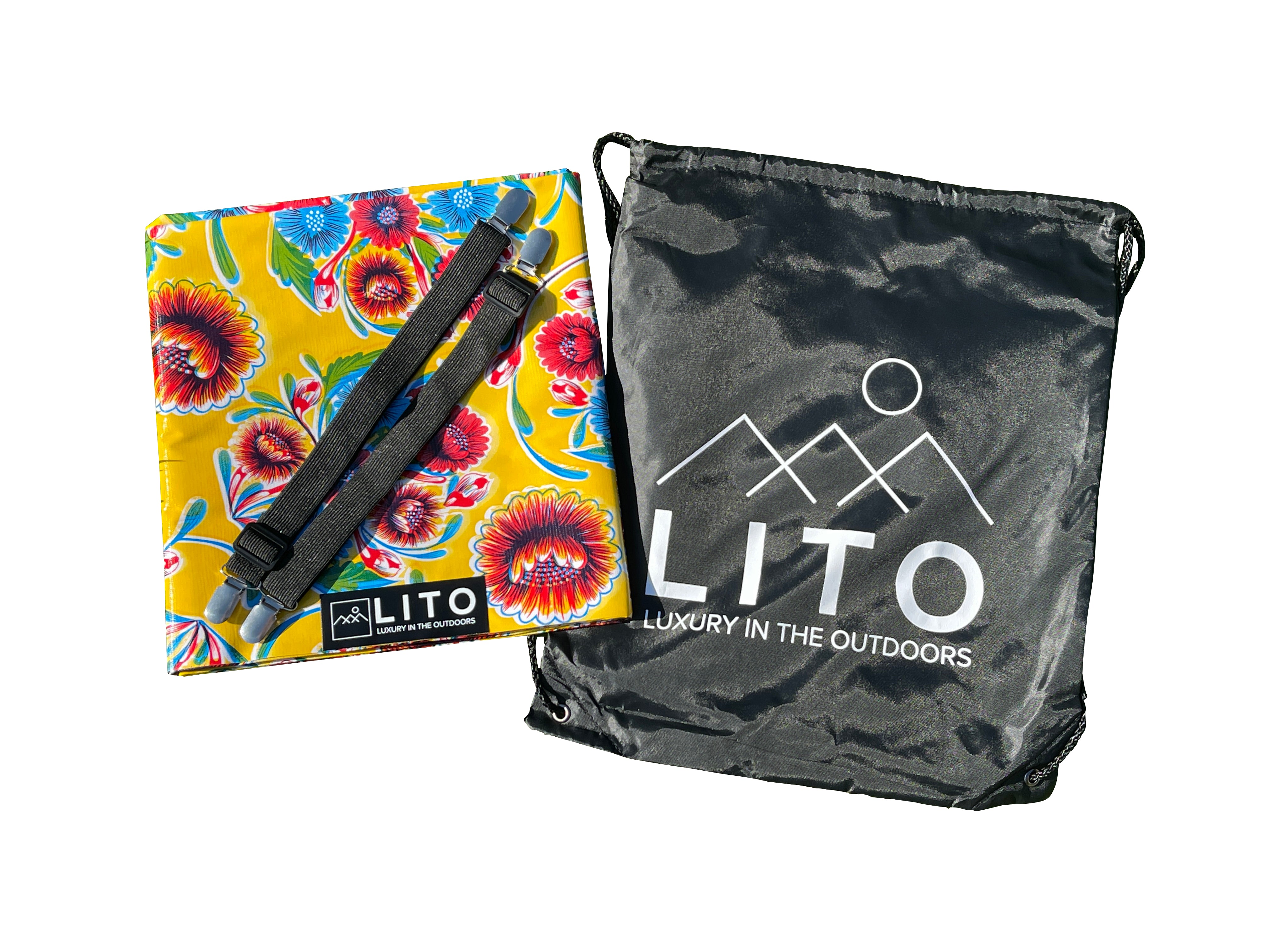 Outdoor Tablecloth - Yellow Bloom LITOCLOTH