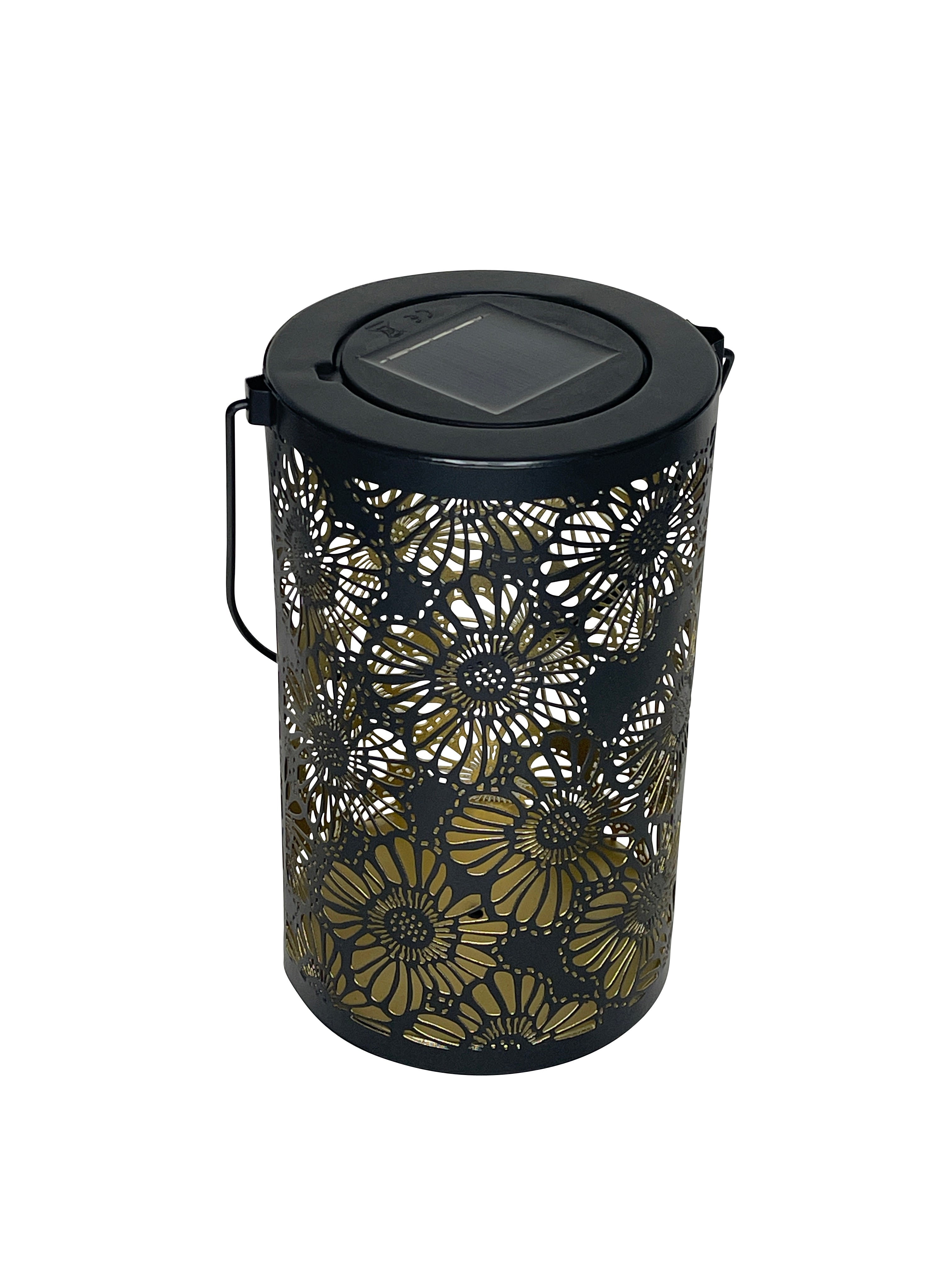 LITO Solar Metal Lantern Large 8" tall