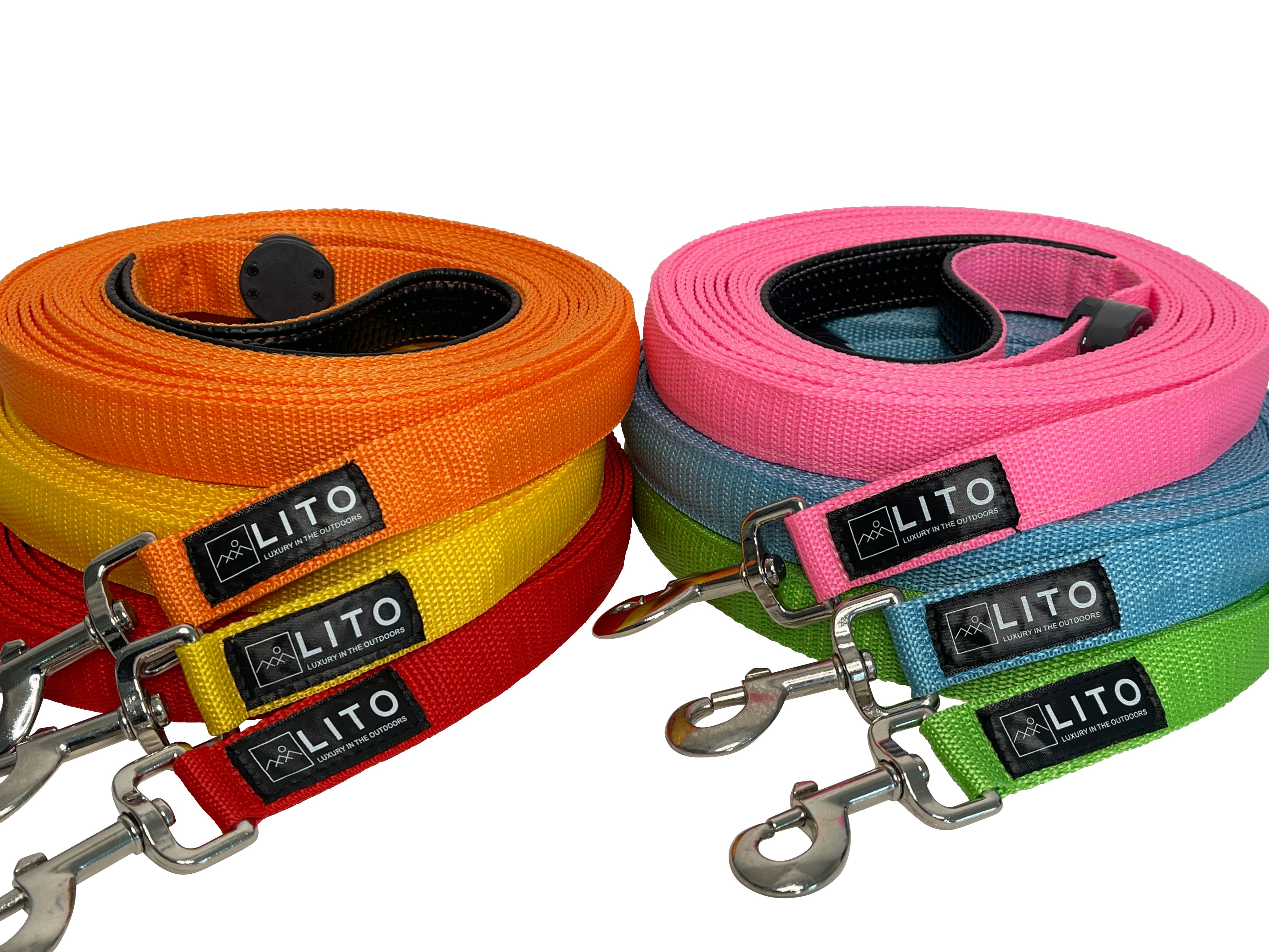 Light Up Dog Leash - Pink
