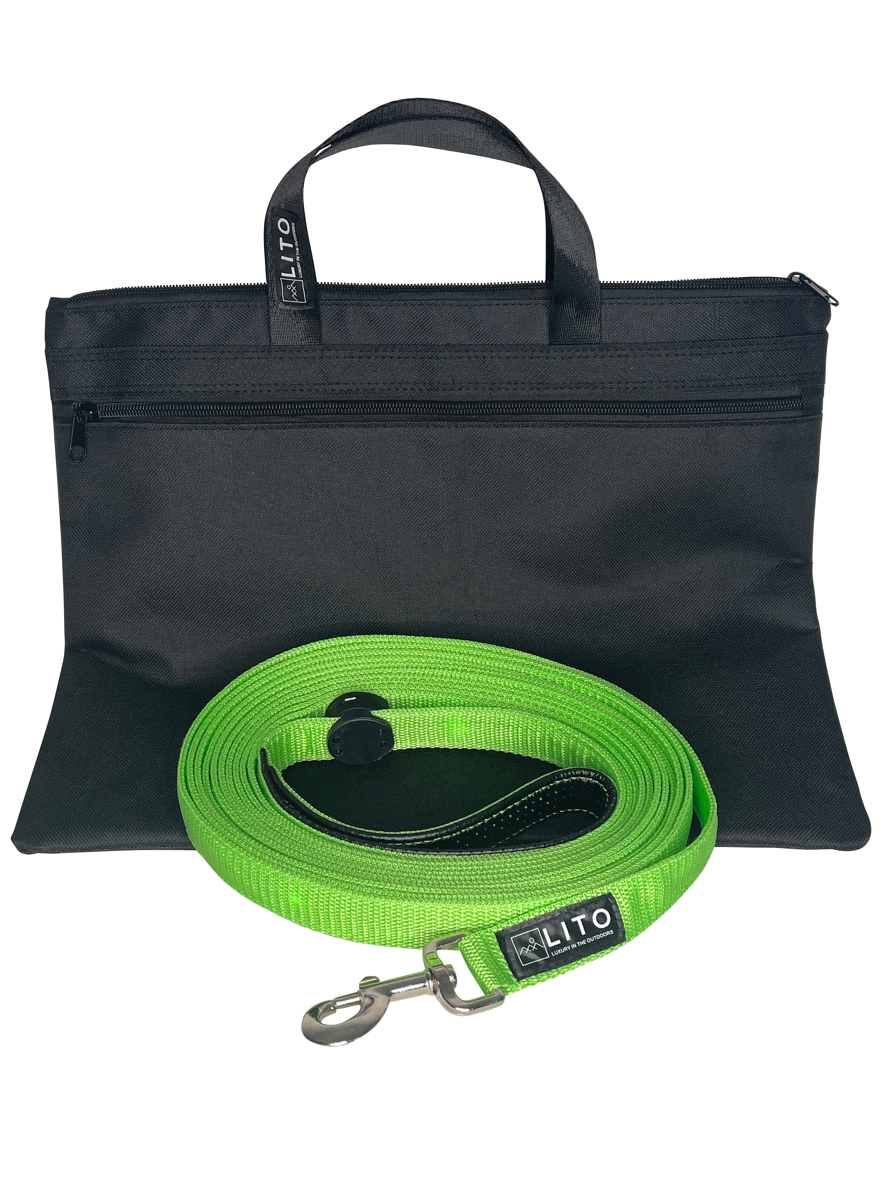 Light Up Dog Leash - Green