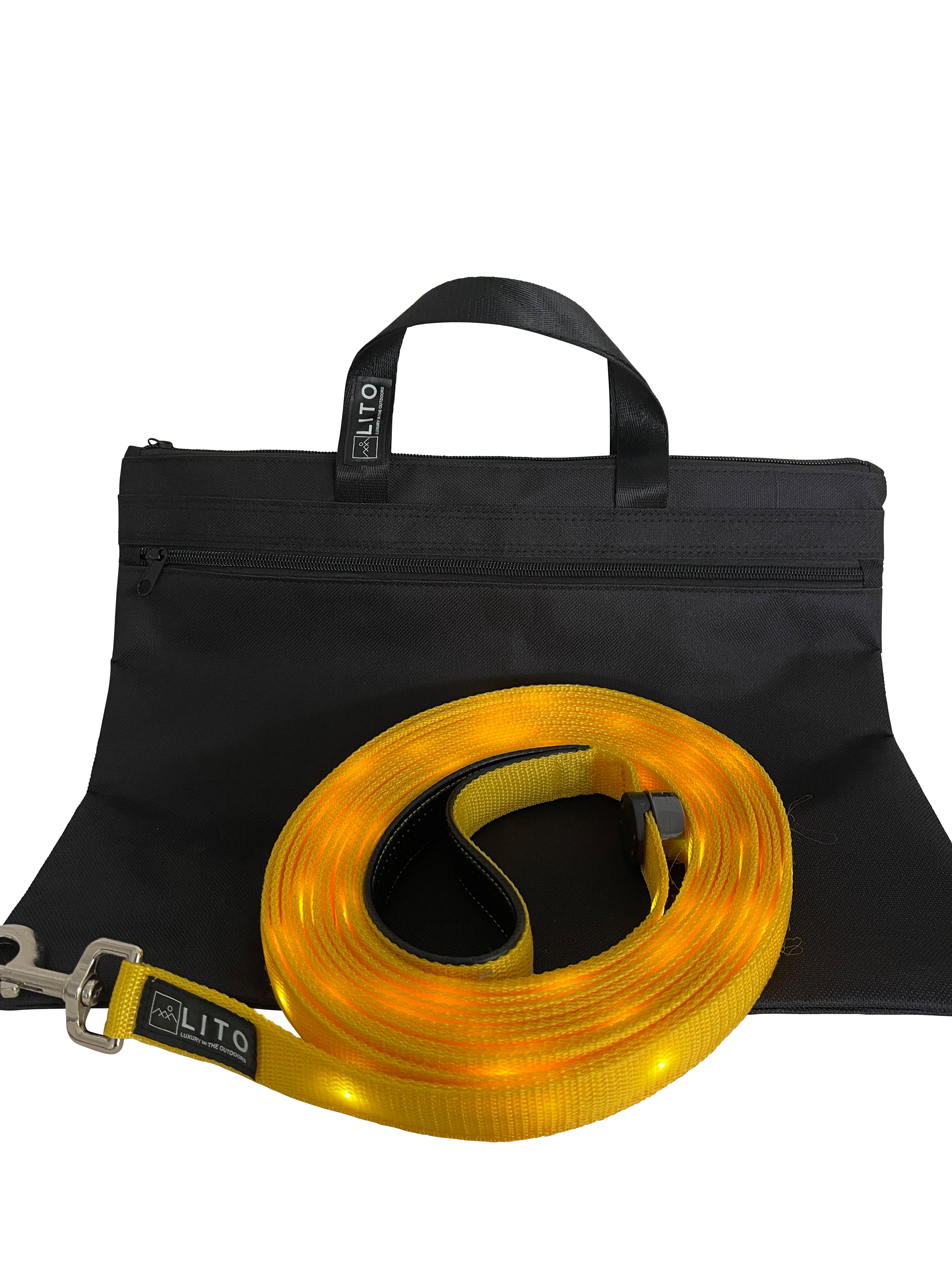 Light Up Dog Leash - Yellow
