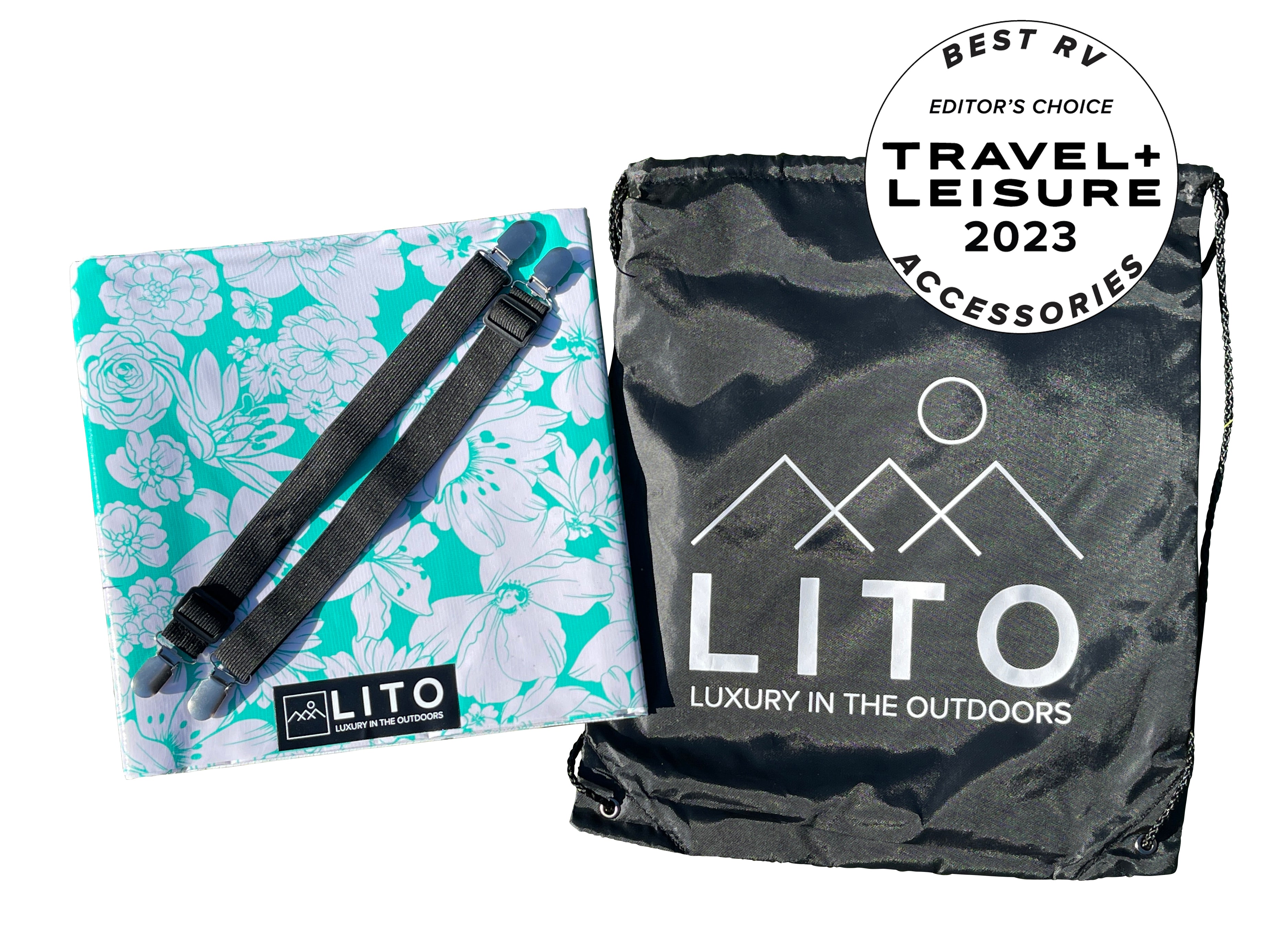 Retro Flower Waterproof Picnic & Outdoor Tablecloth | LITO