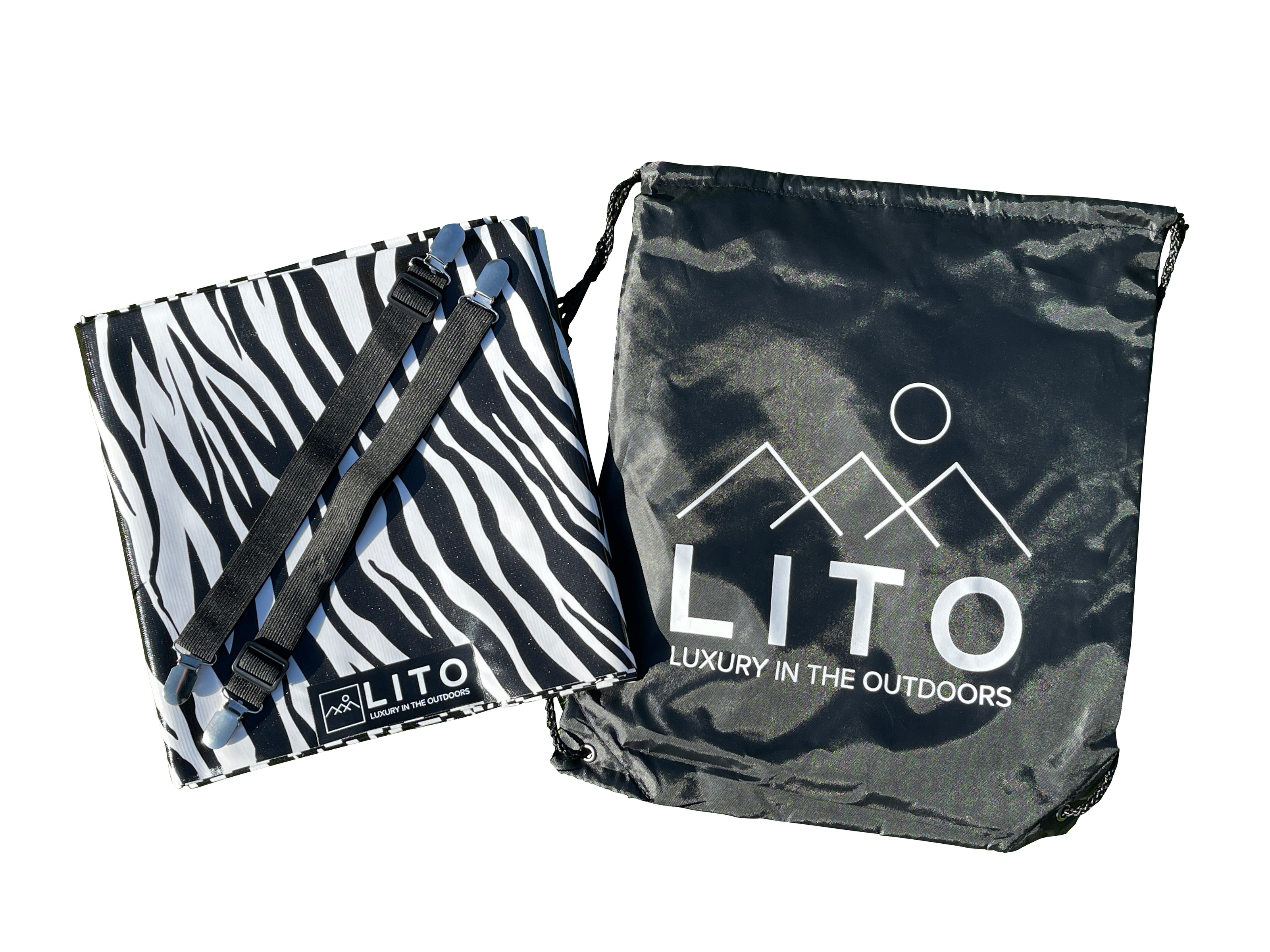 Zebra Pattern Outdoor Tablecloth LITO South African Zebra Outdoor