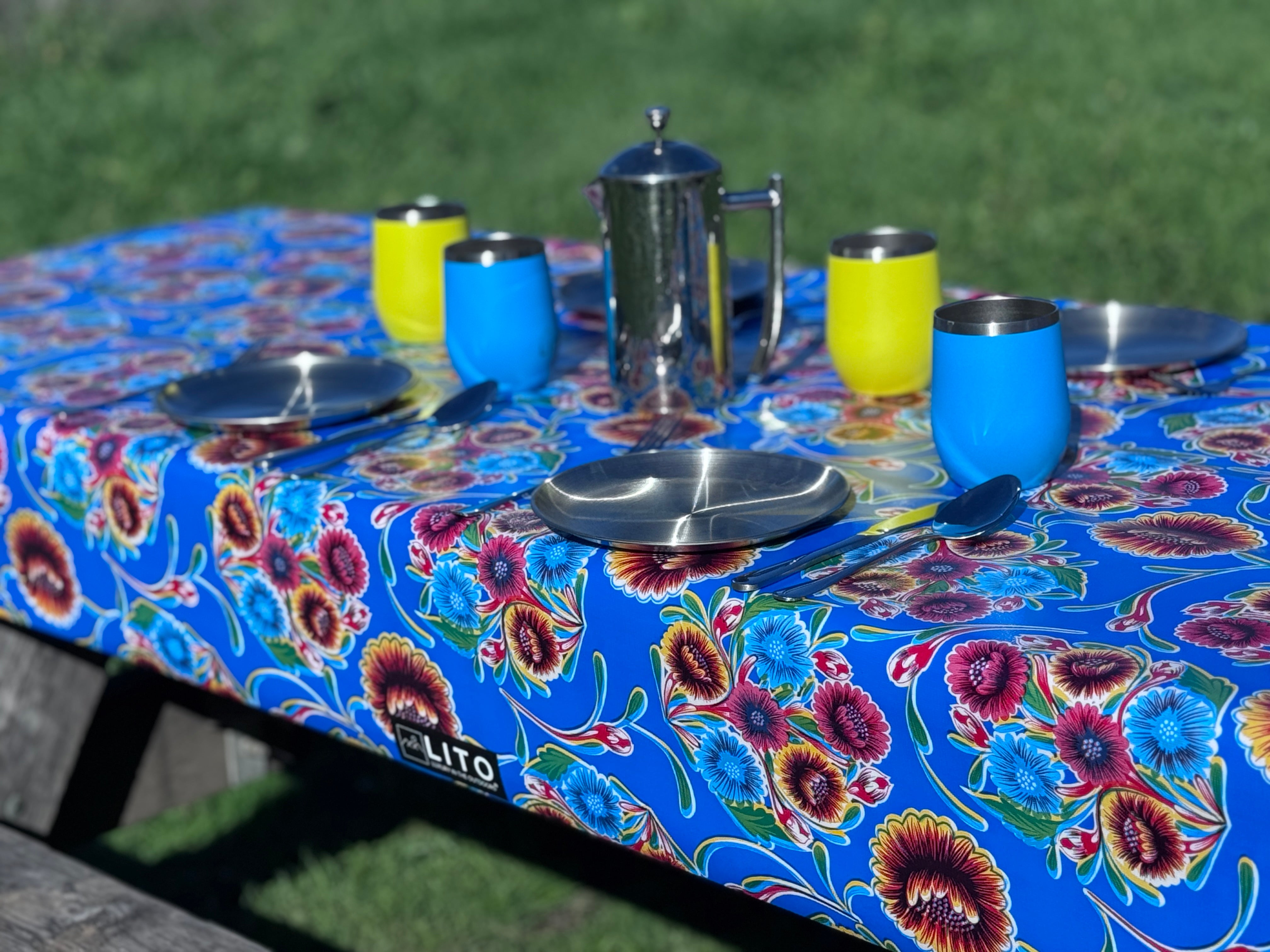 Bloom Waterproof Outdoor Tablecloth