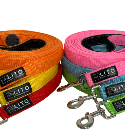 6-Ft Heavy-Duty Light-Up Glow Dog Leash